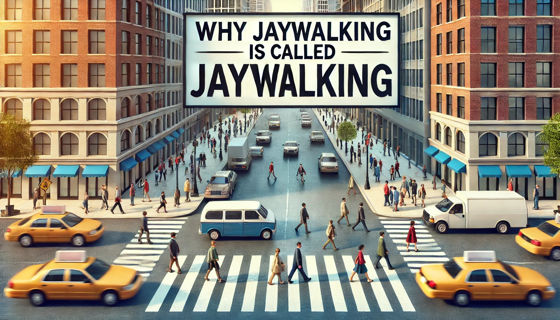 Featured image of an article Why Jaywalking is Called Jaywalking