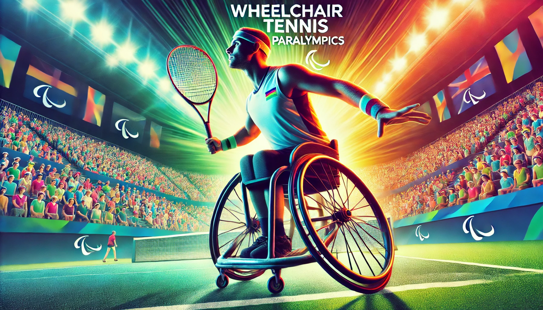 featured image of an article on wheelchair tennis paralympics